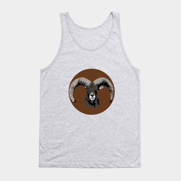 Goat is watching you Tank Top by mdemti